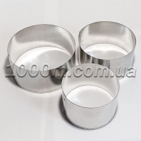 Кулинарные формы из жести круглые