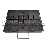 Мангал-валіза розбірний «Вогник» на 6 шампурів купити